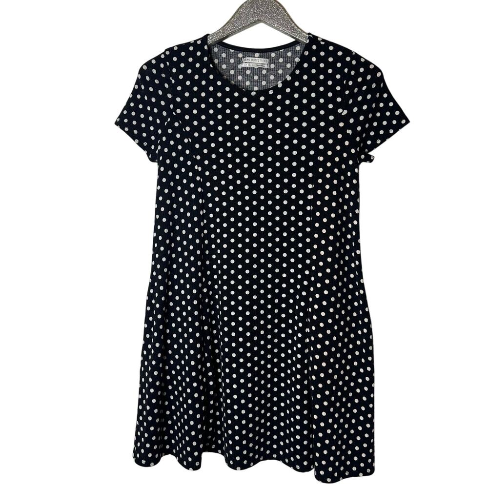 Urban Outfitters Black and White Polka Dot Dress NEW